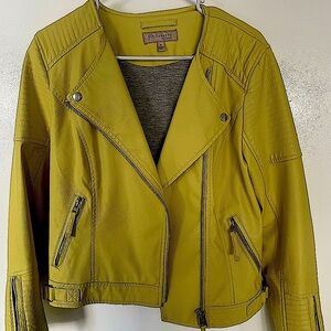 NWOT size 8 faux leather jacket by philosophy
